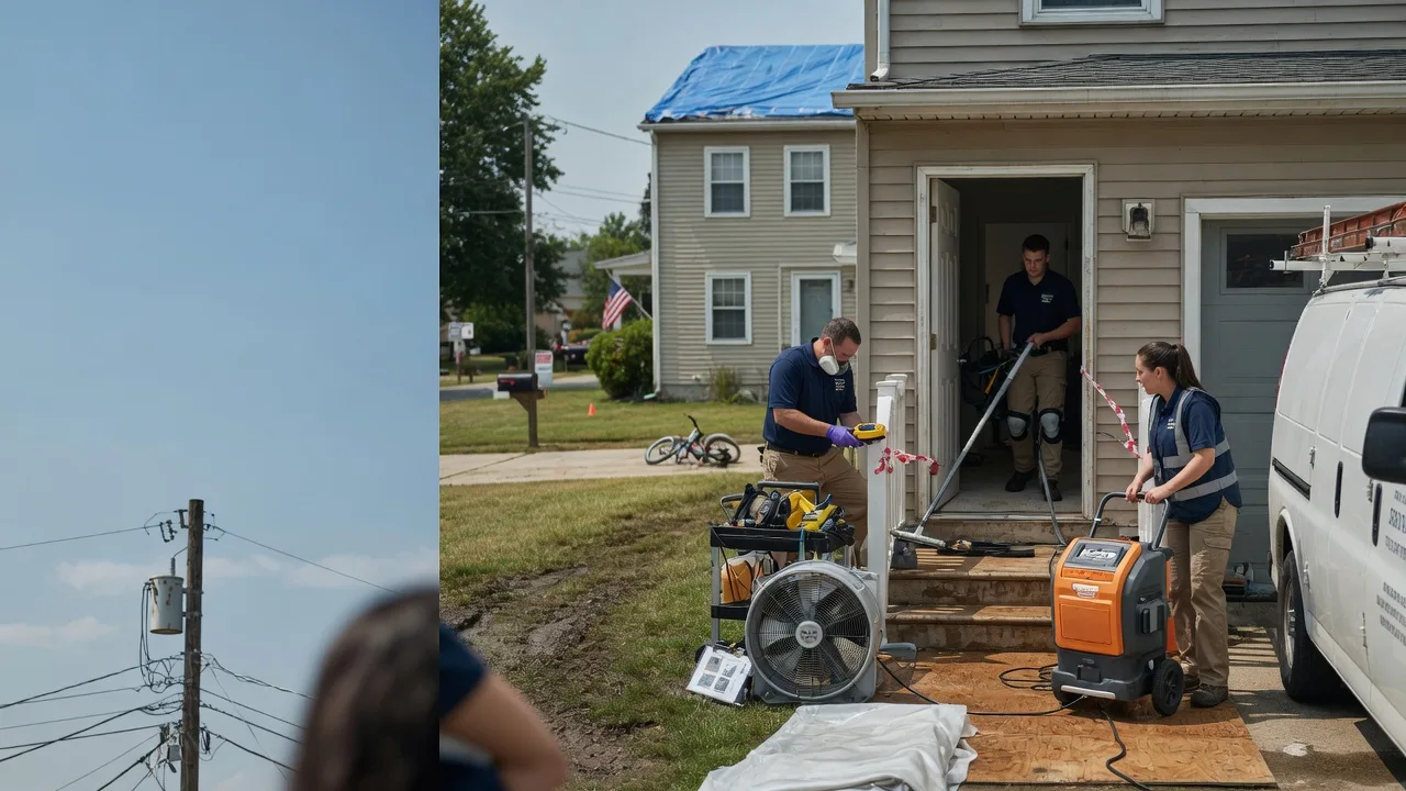 Water Damage Repair in Hutchinson, PA near me